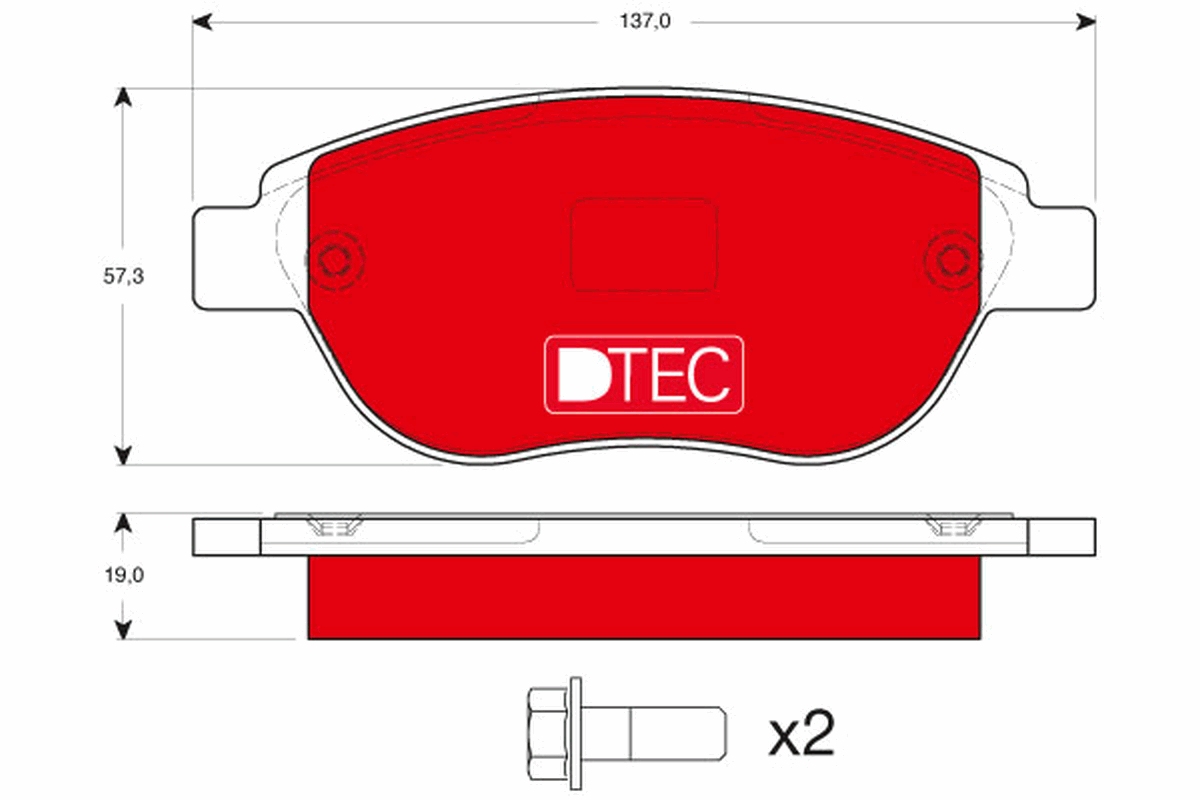 Remblokset TRW GDB1464DTE