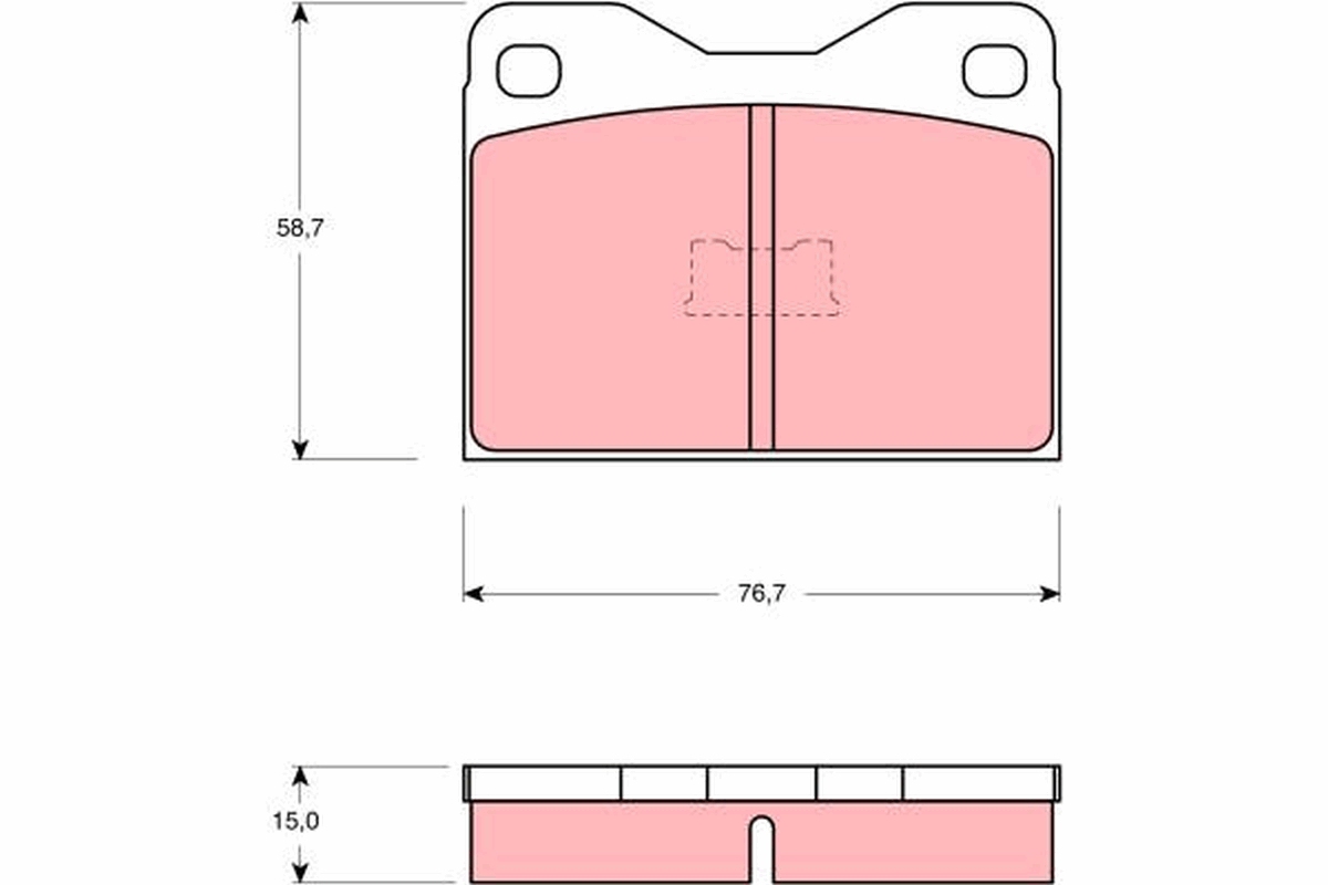 Remblokset TRW GDB159