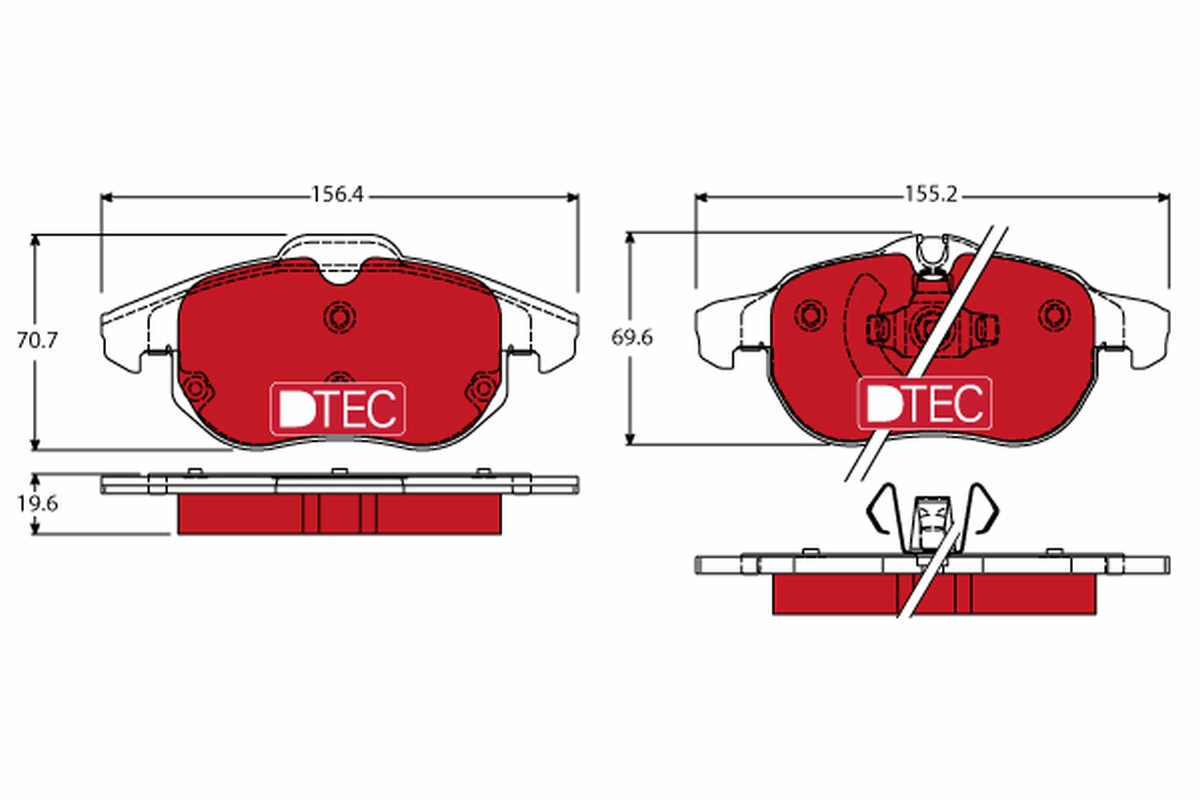 Remblokset TRW GDB1613DTE