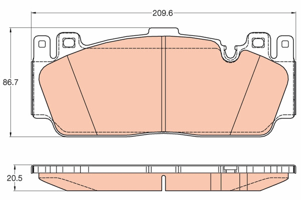 Remblokset TRW GDB2020