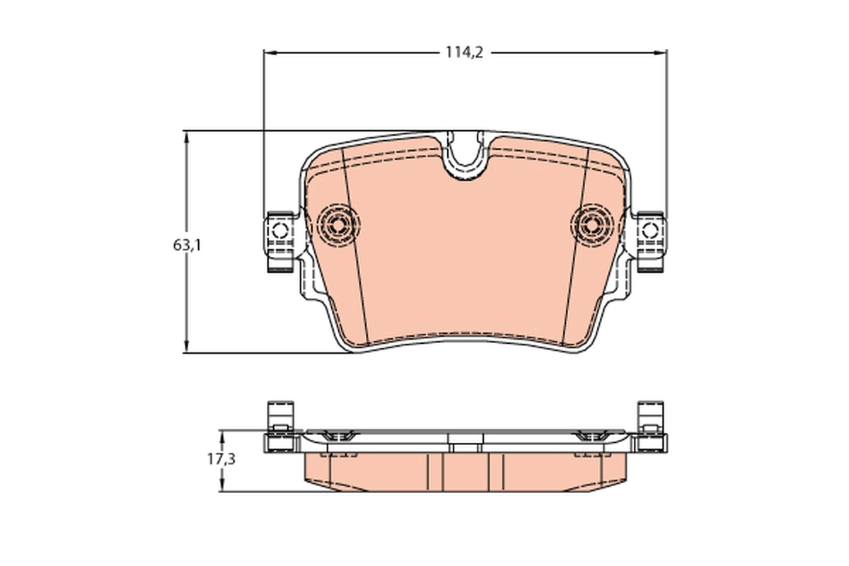 TRW Remblokset GDB2095