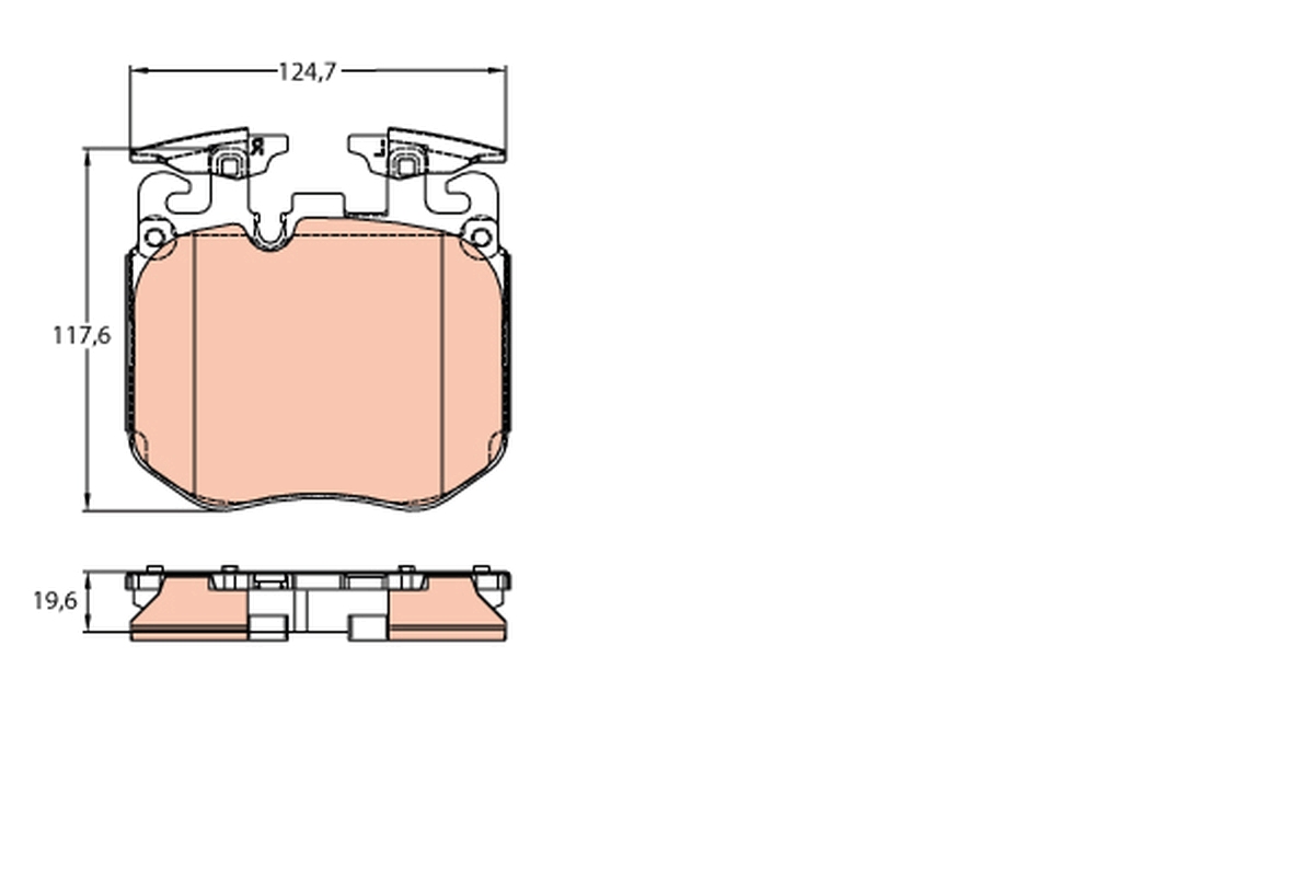 Remblokset TRW GDB2147