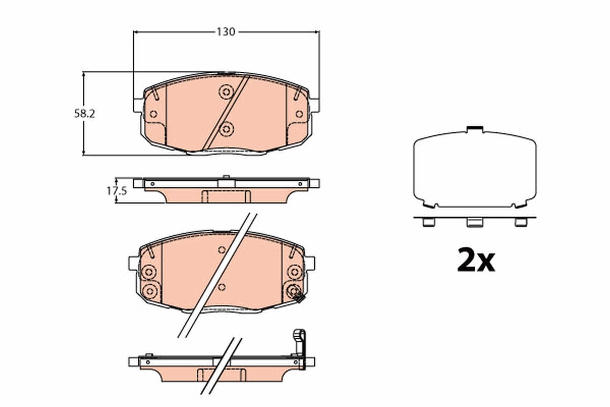 Remblokset TRW GDB2192