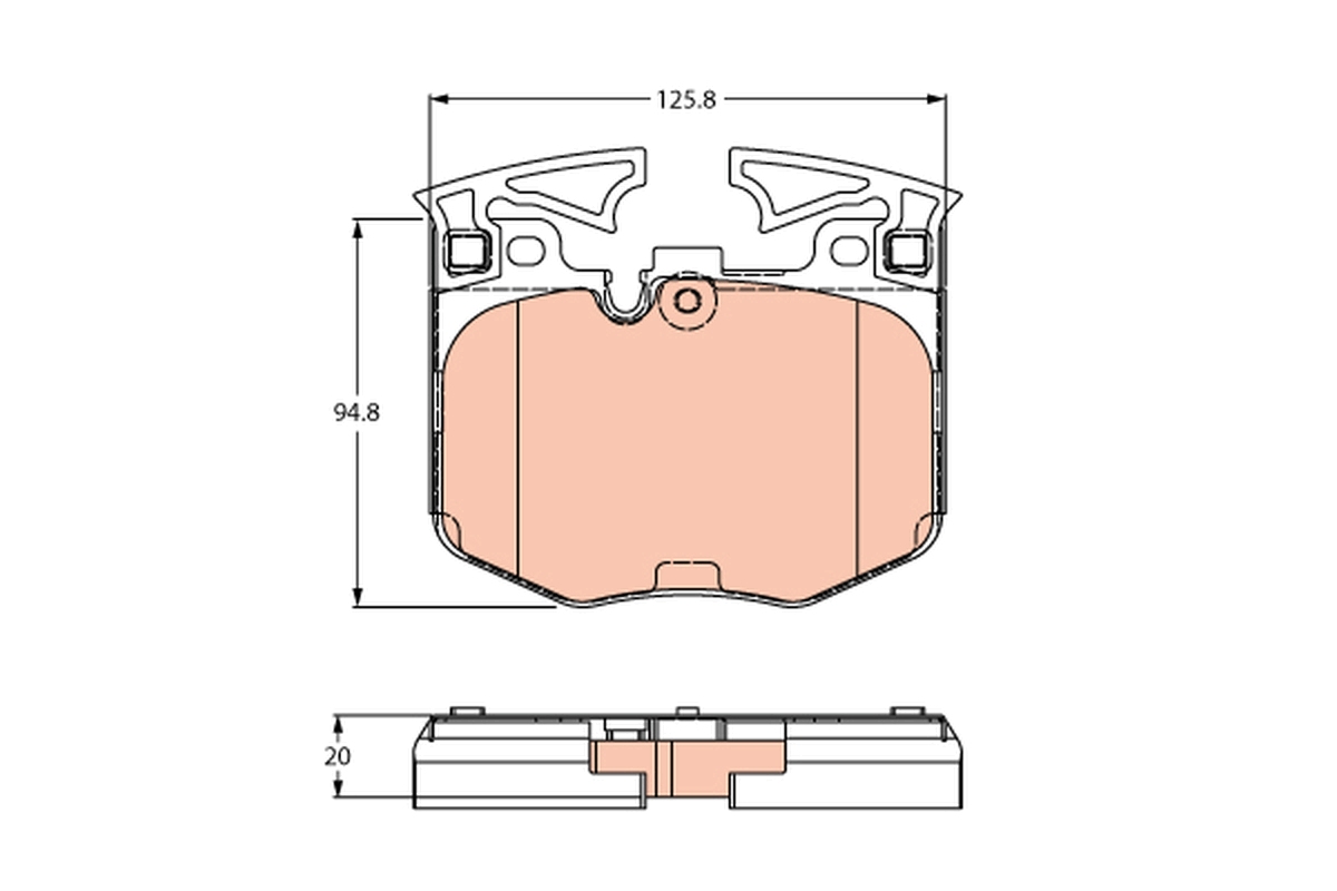 Remblokset TRW GDB2260