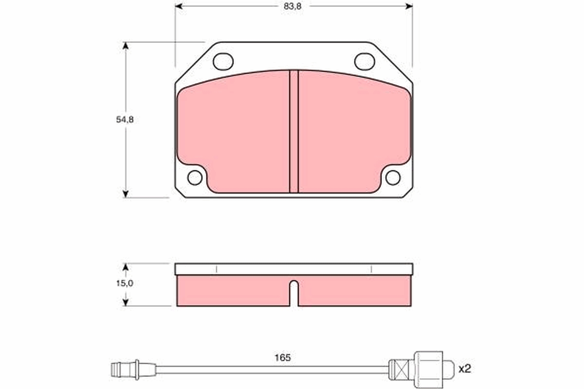 Remblokset TRW GDB241