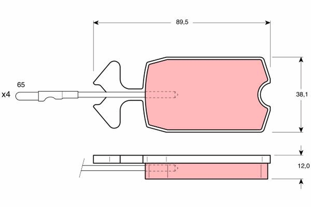 Remblokset TRW GDB277