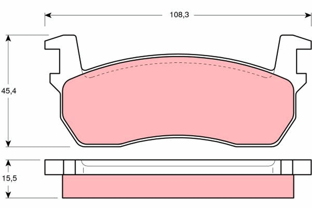 Remblokset TRW GDB303