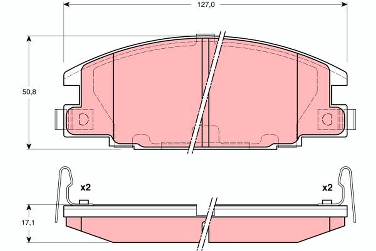 Remblokset TRW GDB3161