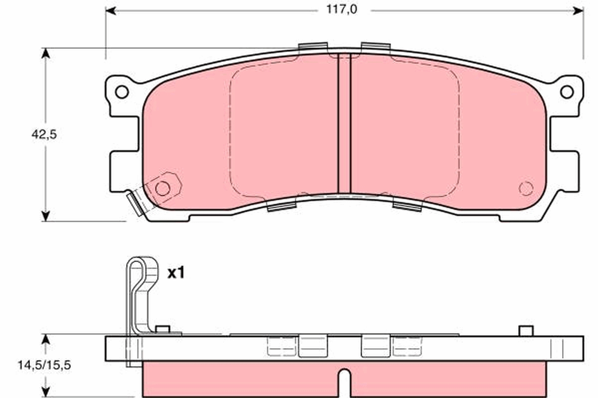 Remblokset TRW GDB3179