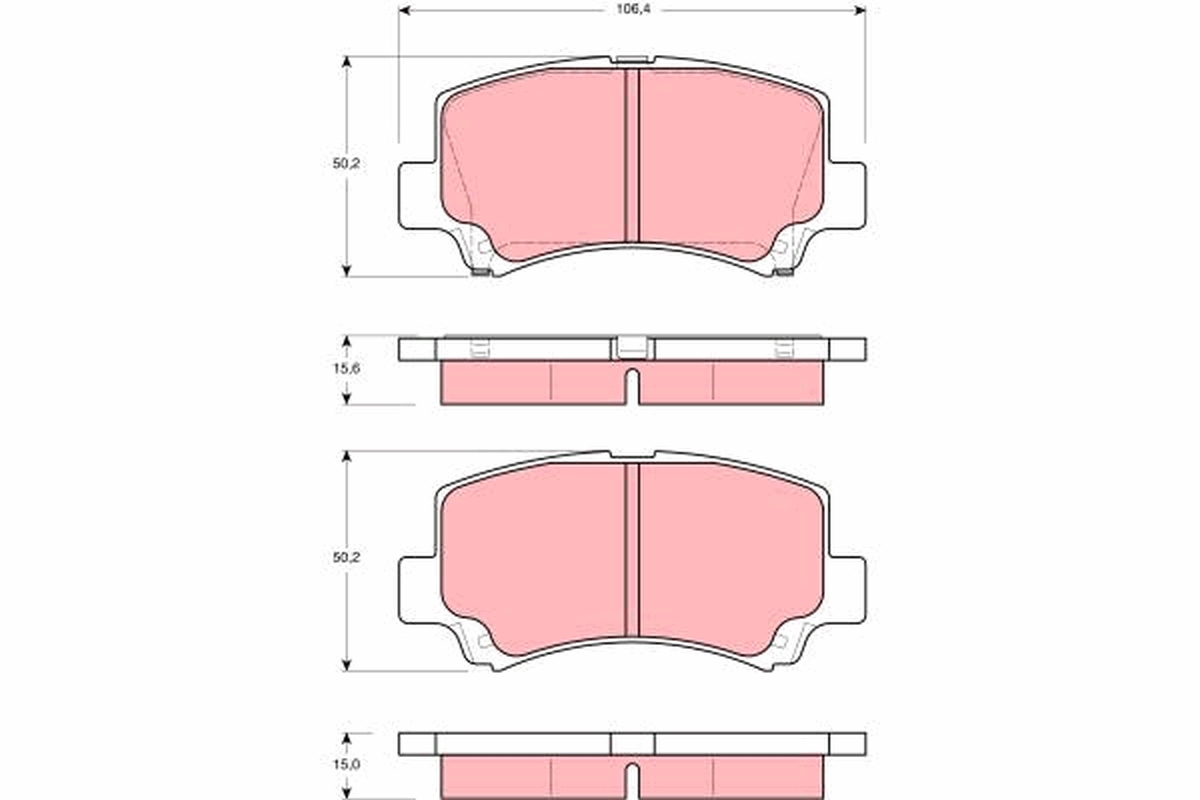 Remblokset TRW GDB3221