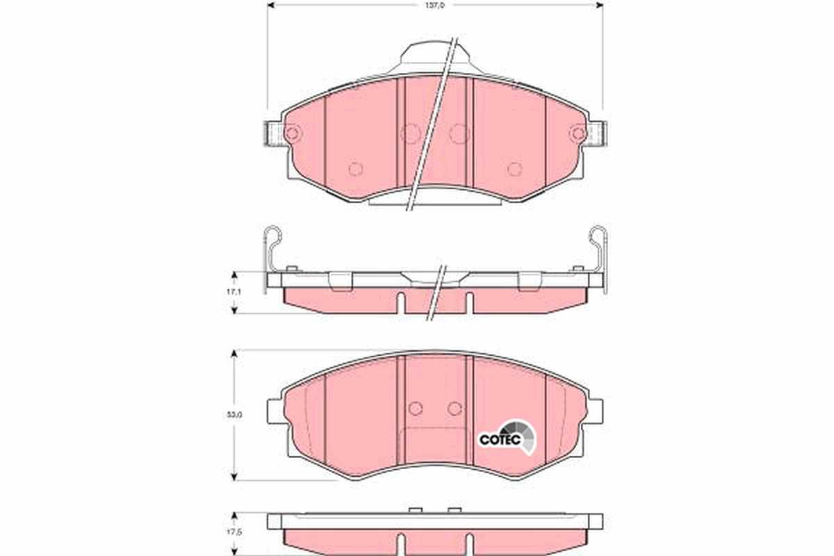 TRW Remblokset GDB3256