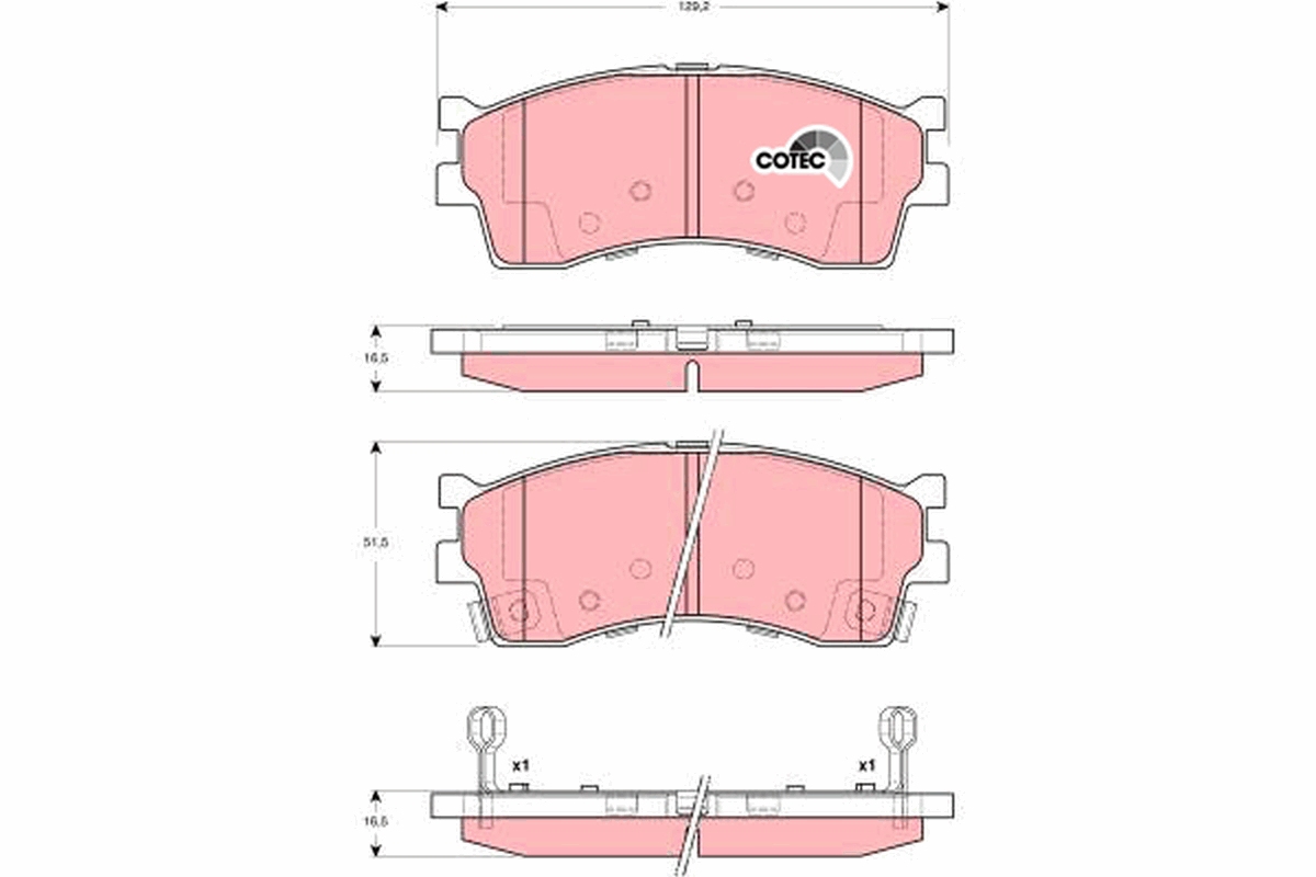 TRW Remblokset GDB3285