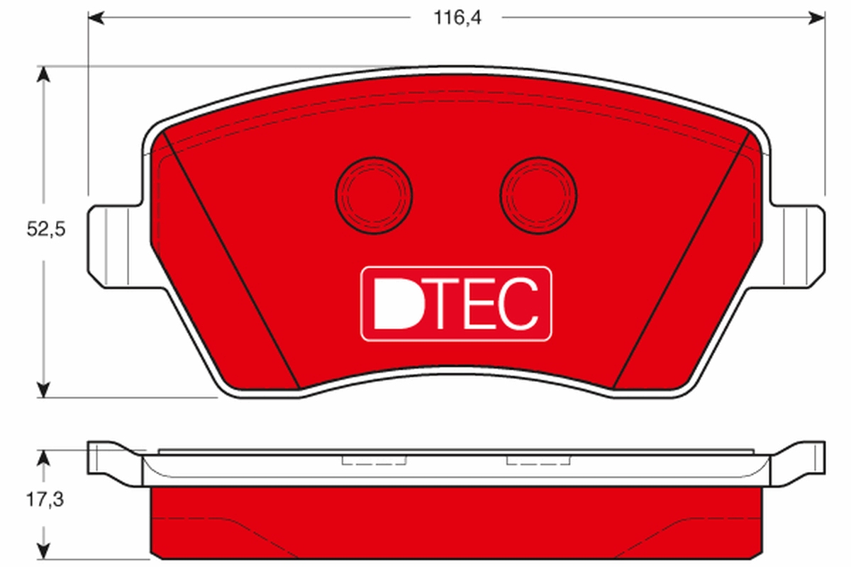 Remblokset TRW GDB3332DTE