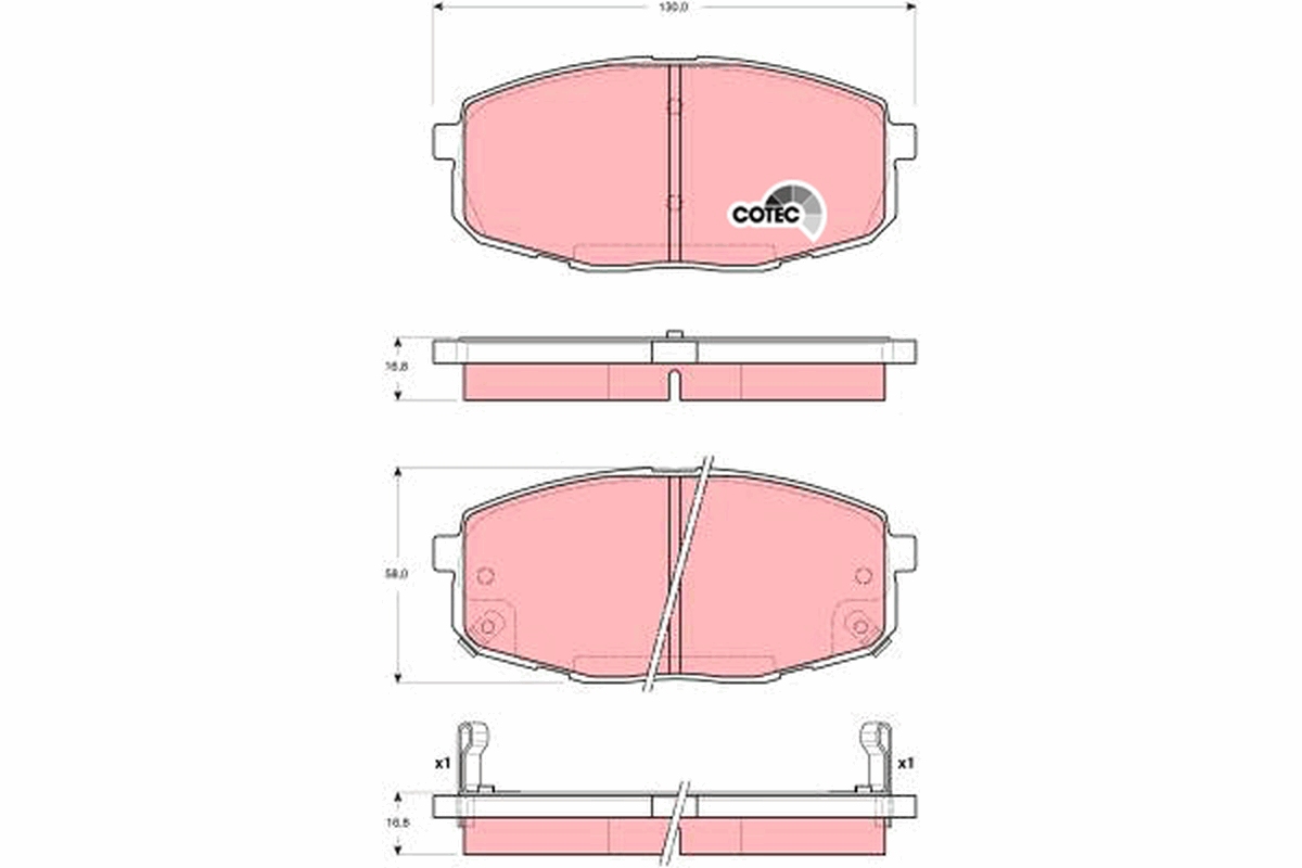 TRW Remblokset GDB3342