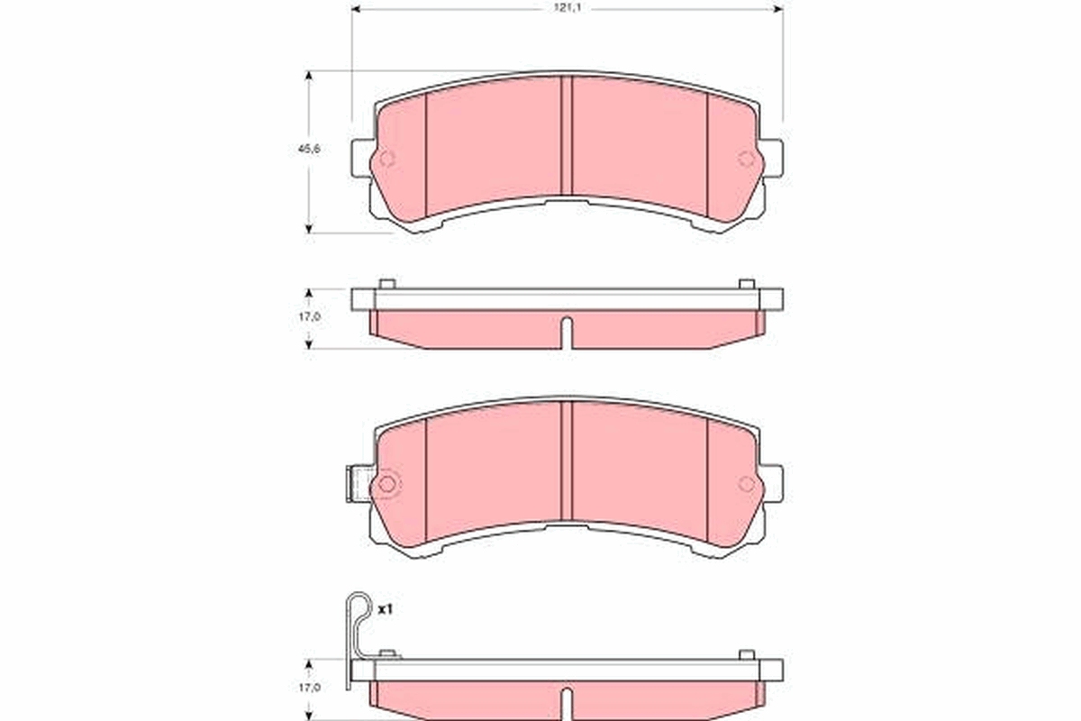 Remblokset TRW GDB3362