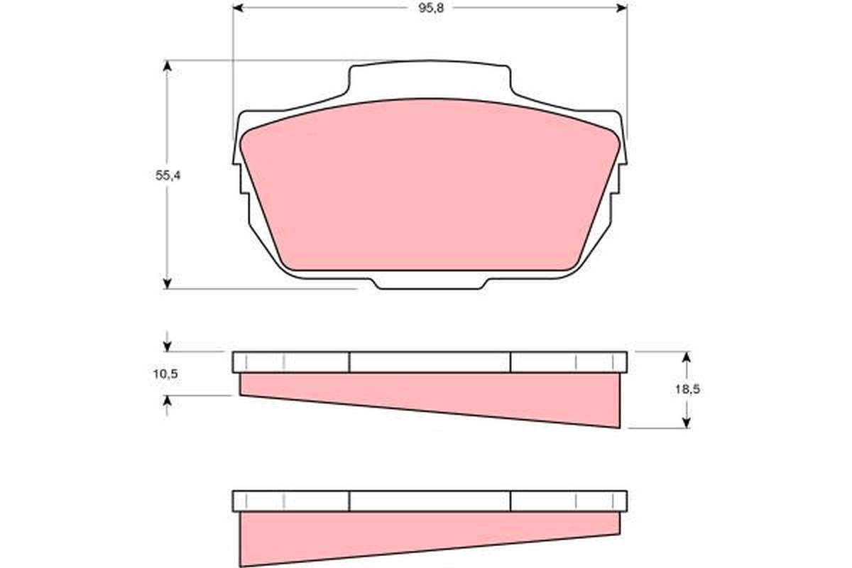 Remblokset TRW GDB337