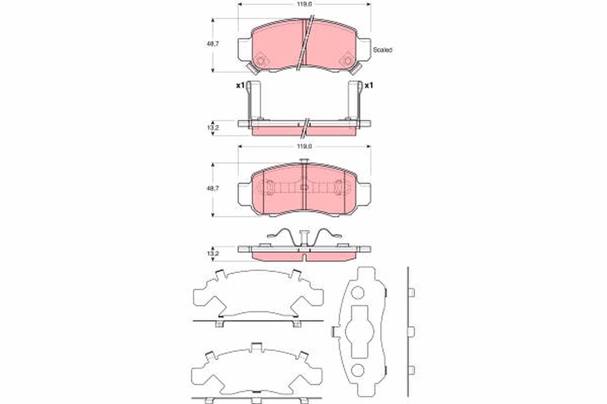Remblokset TRW GDB3376