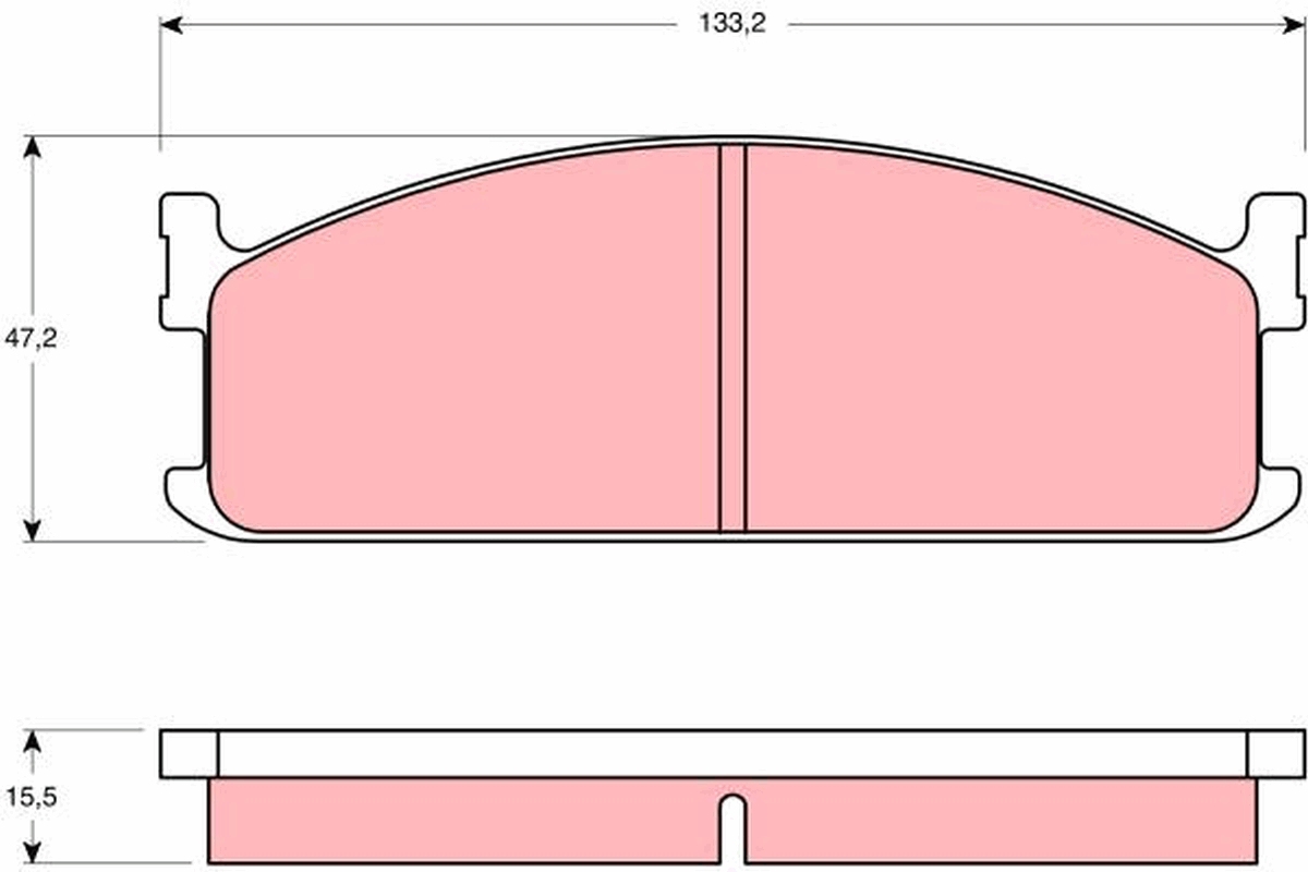 Remblokset TRW GDB345