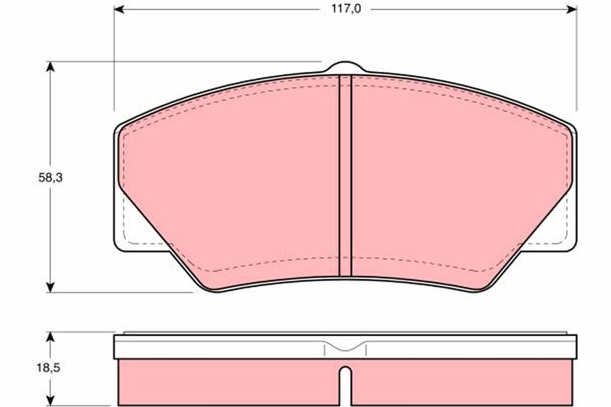 Remblokset TRW GDB349