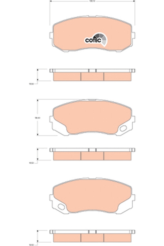 Remblokset TRW GDB3492
