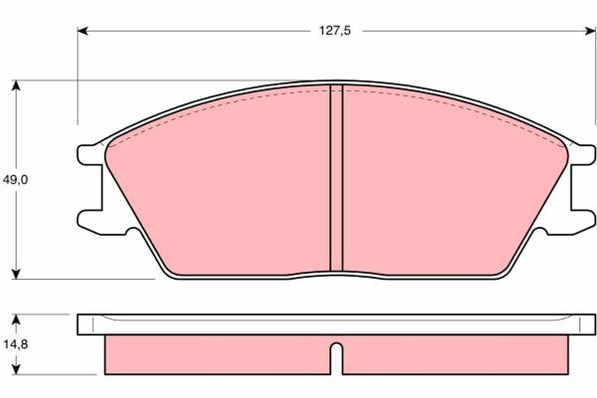 Remblokset TRW GDB373