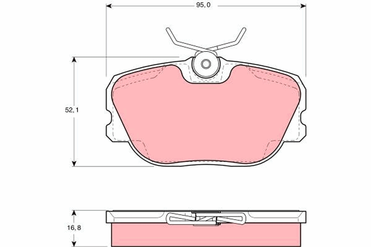 Remblokset TRW GDB460