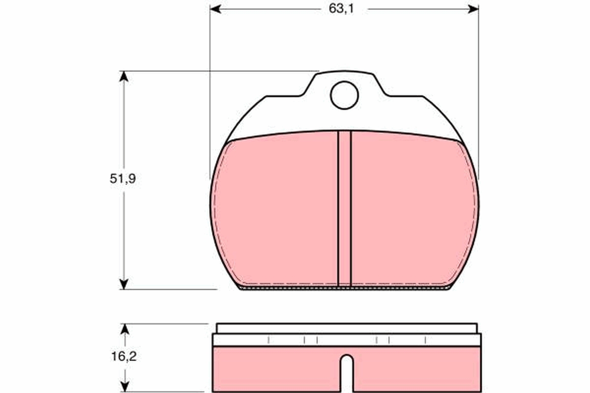 Remblokset TRW GDB591