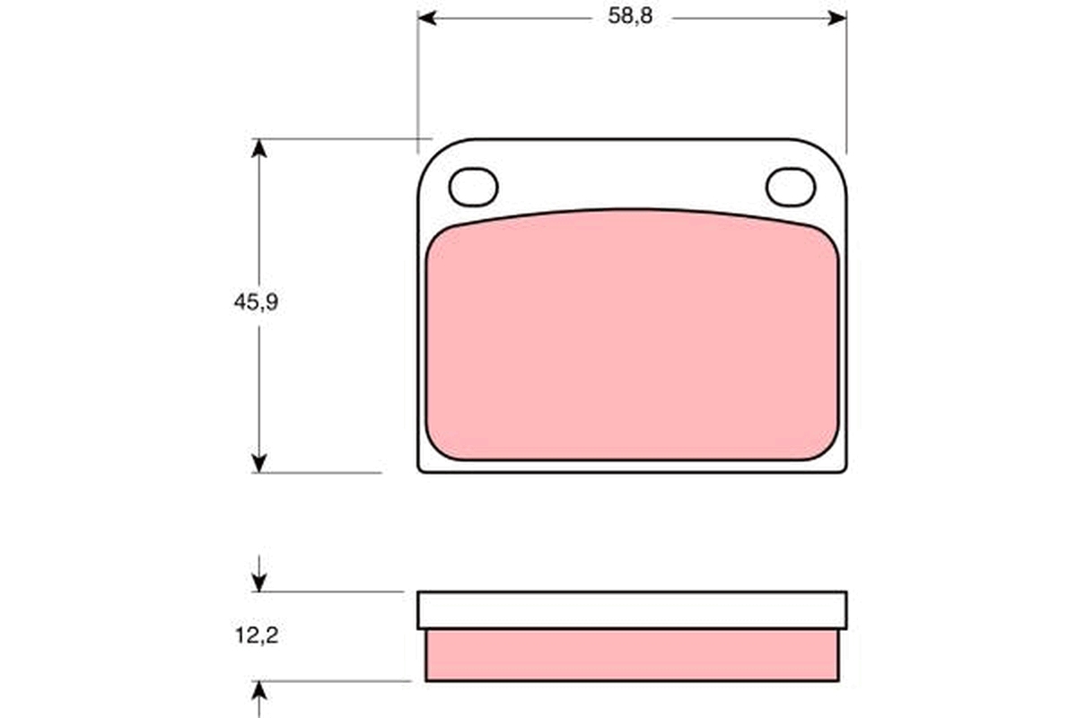 Remblokset TRW GDB594