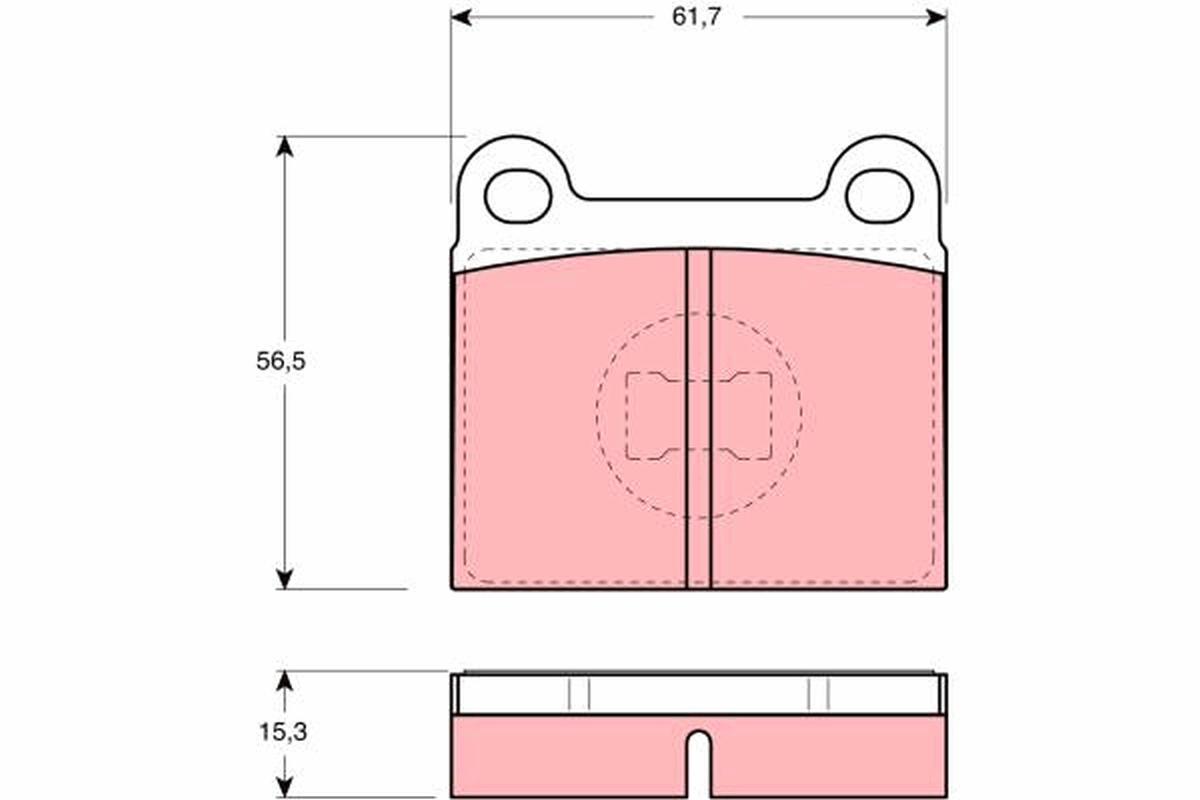 Remblokset TRW GDB648