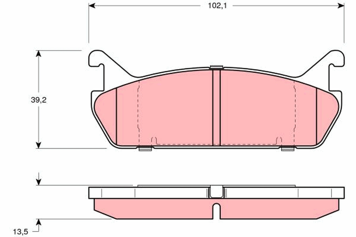 Remblokset TRW GDB887