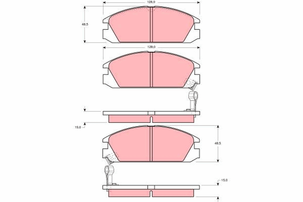 Remblokset TRW GDB925