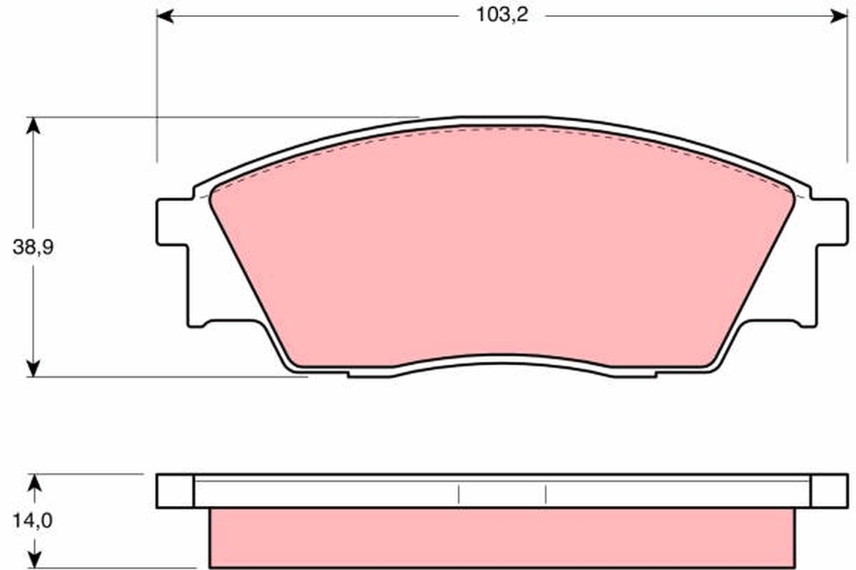 TRW Remblokset GDB991