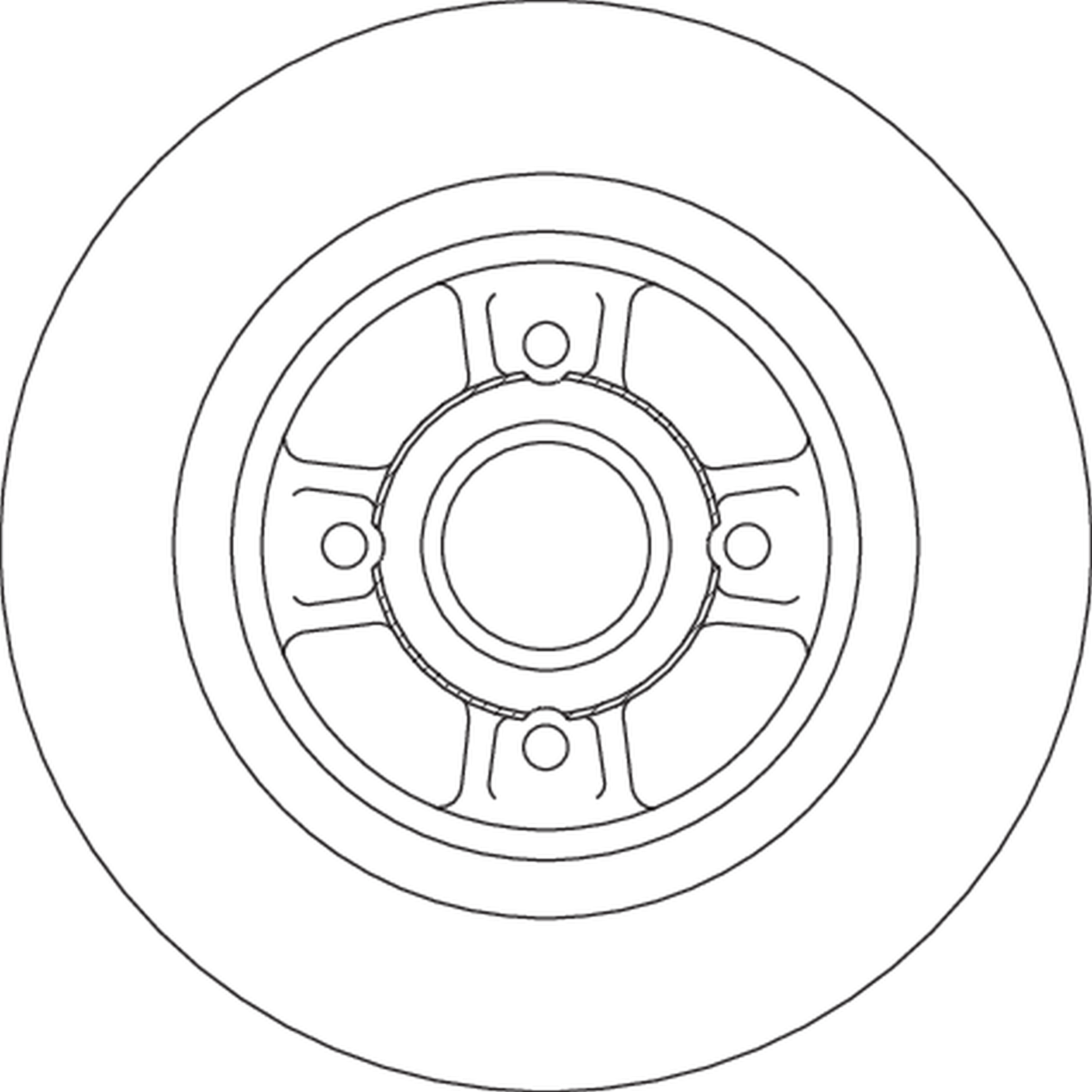 TRW Remschijven DF4690BS