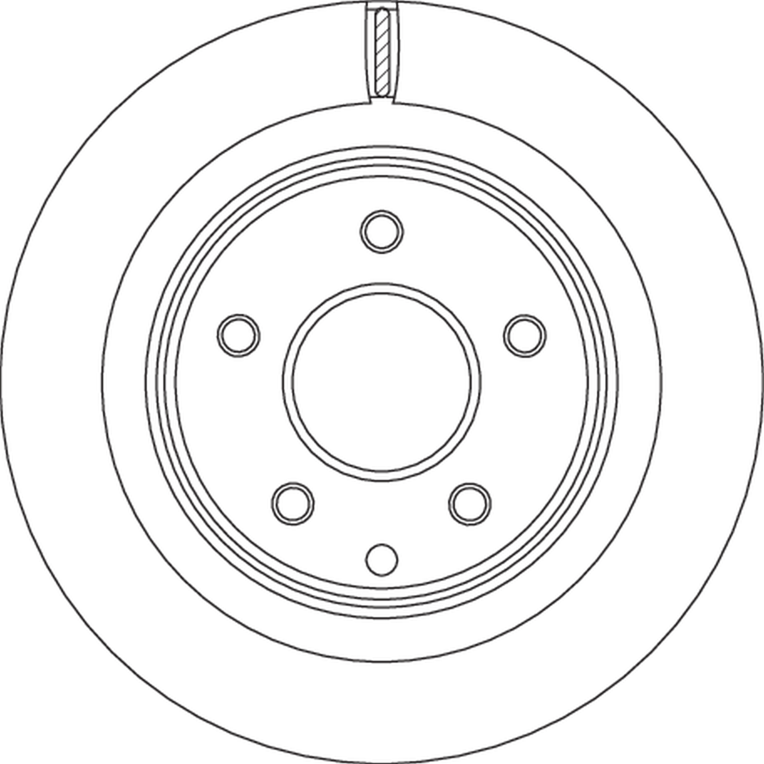 TRW Remschijven DF4745