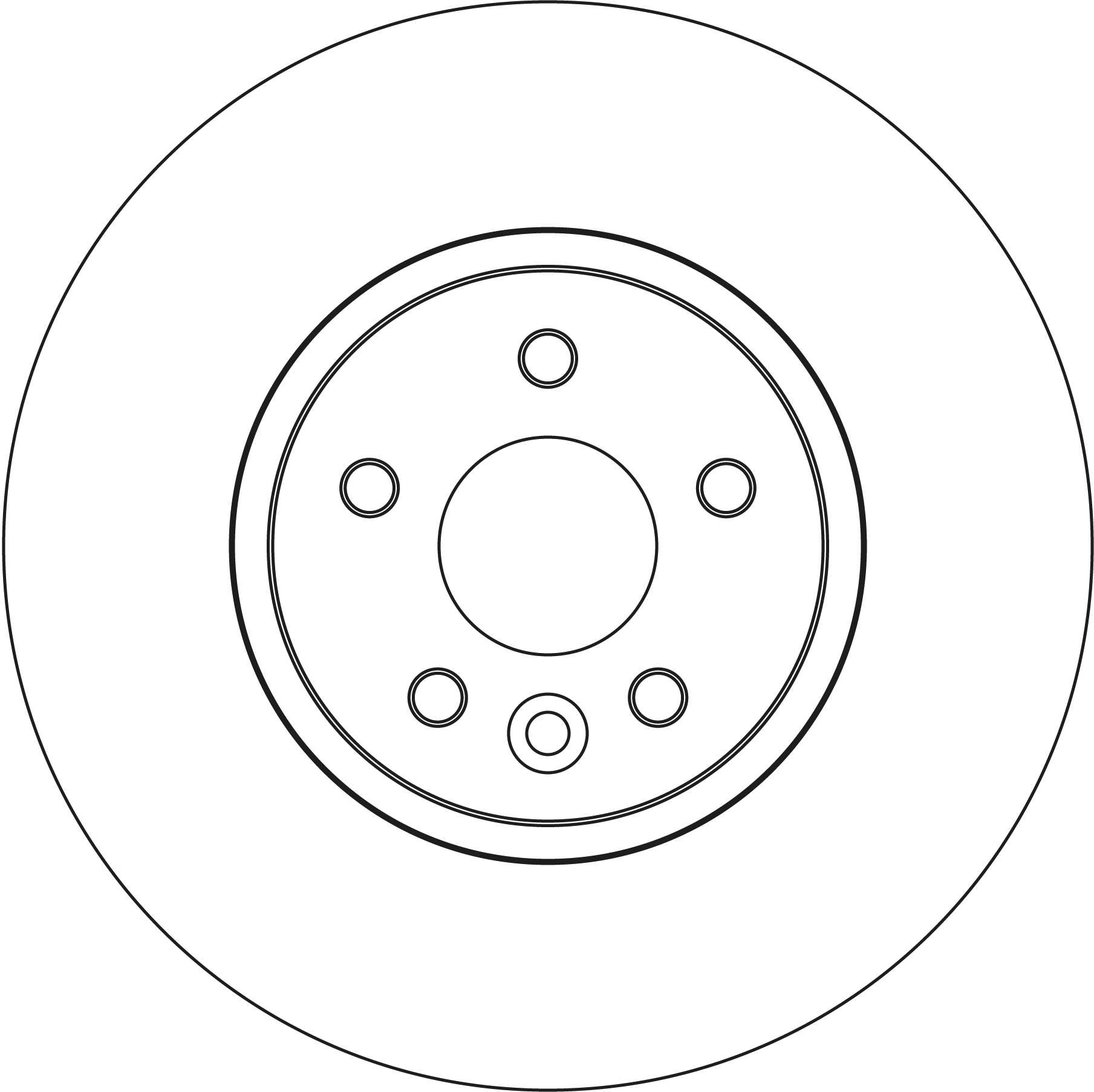 Remschijf TRW DF6565S