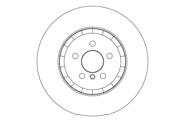 Remschijf TRW DF6636S
