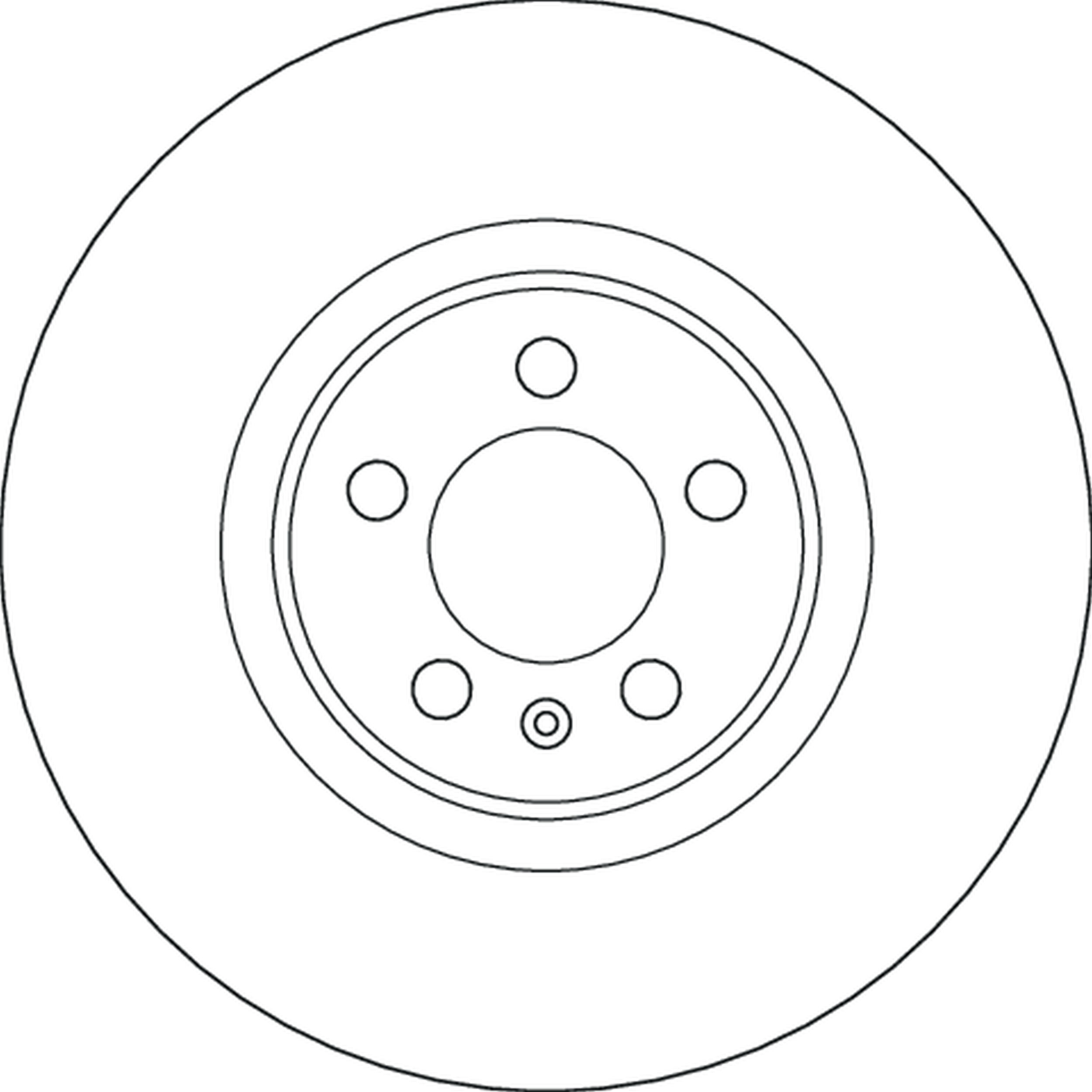 Remschijf TRW DF6797S