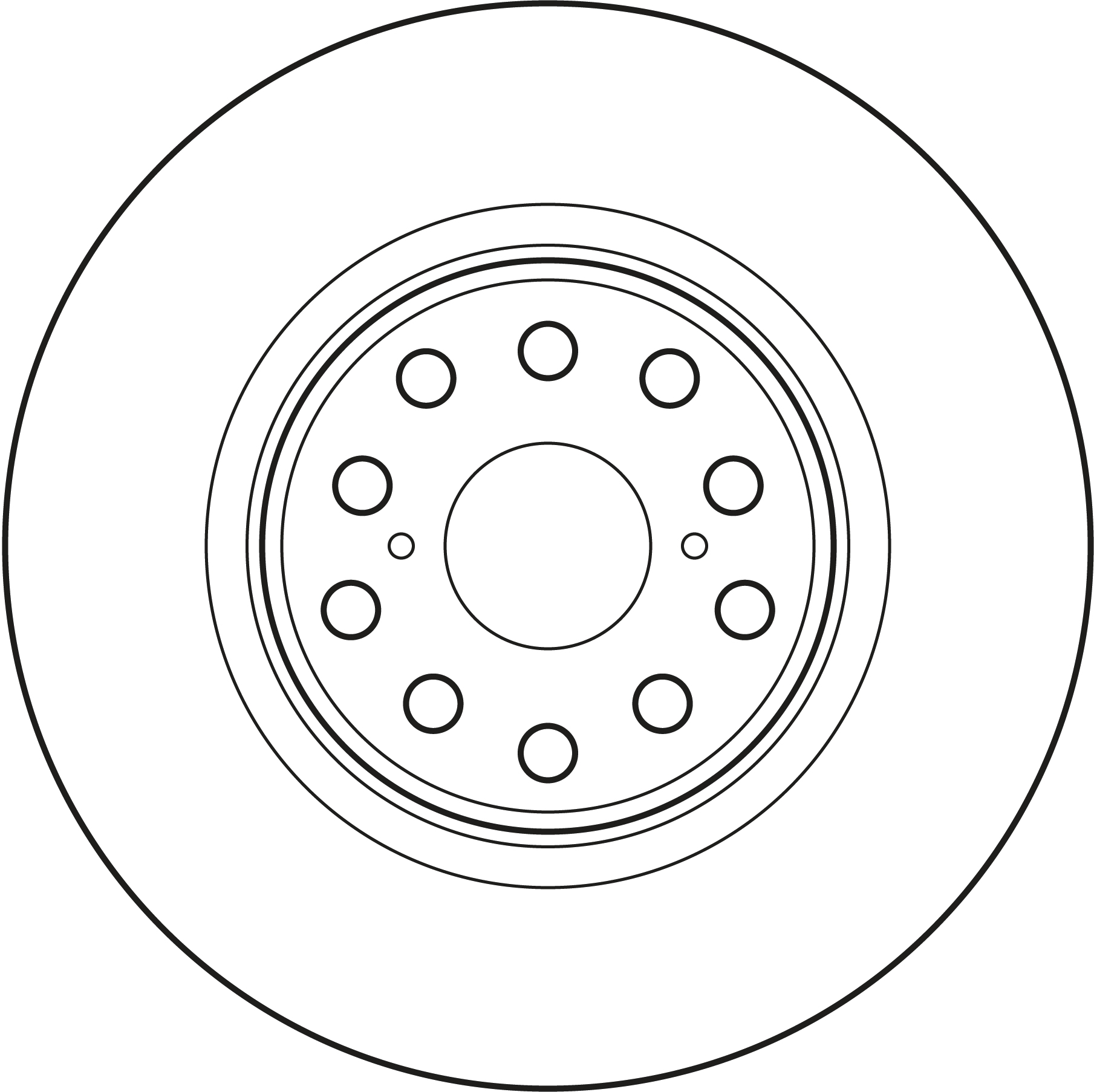 Remschijf TRW DF6827S
