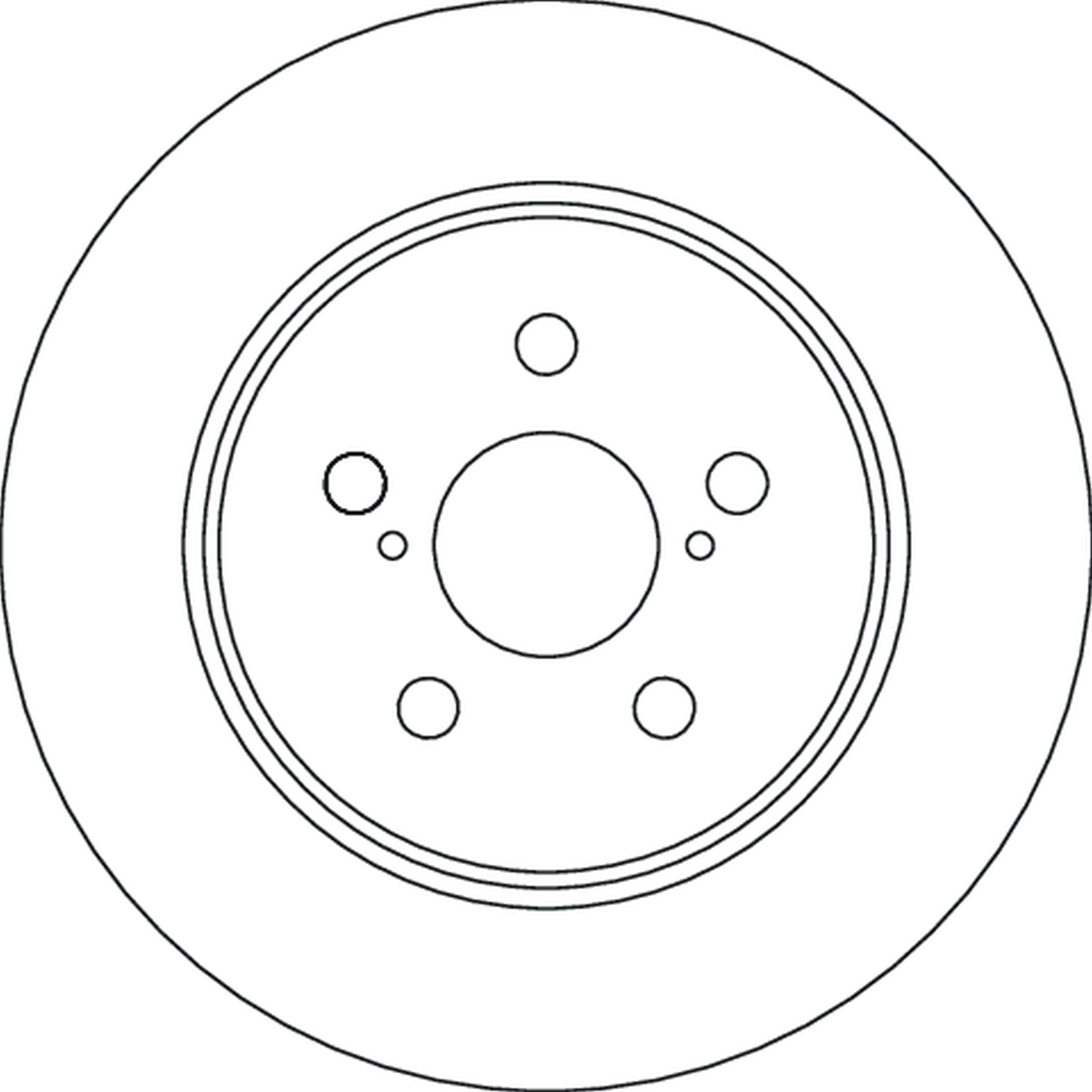 Remschijf TRW DF6828