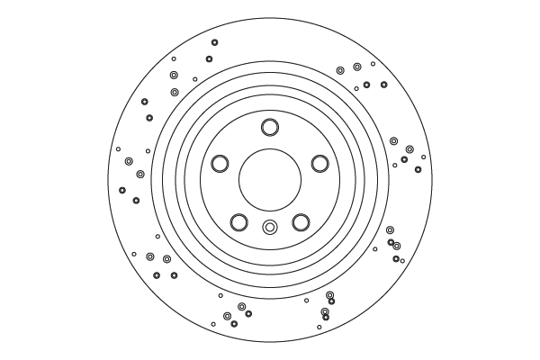 Remschijf TRW DF6849S