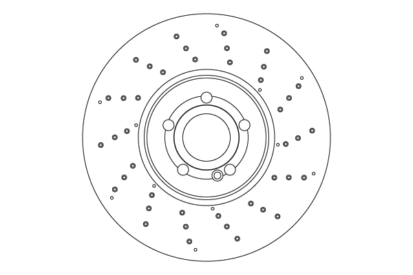 Remschijf TRW DF6865S
