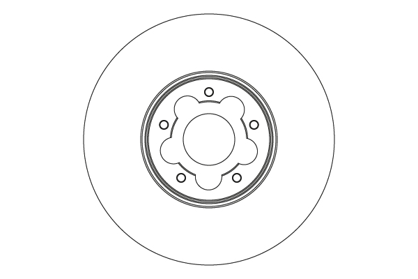 Remschijf TRW DF6877S