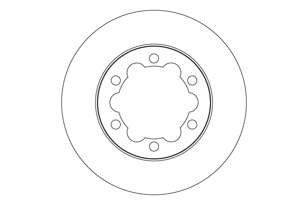 Remschijf TRW DF6973S