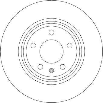 Remschijf TRW DF6981S