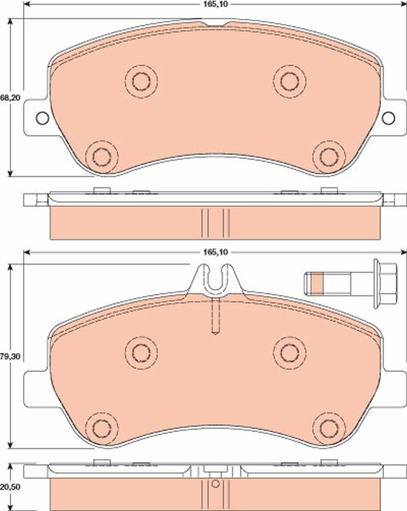TRW Remblokset GDB1798