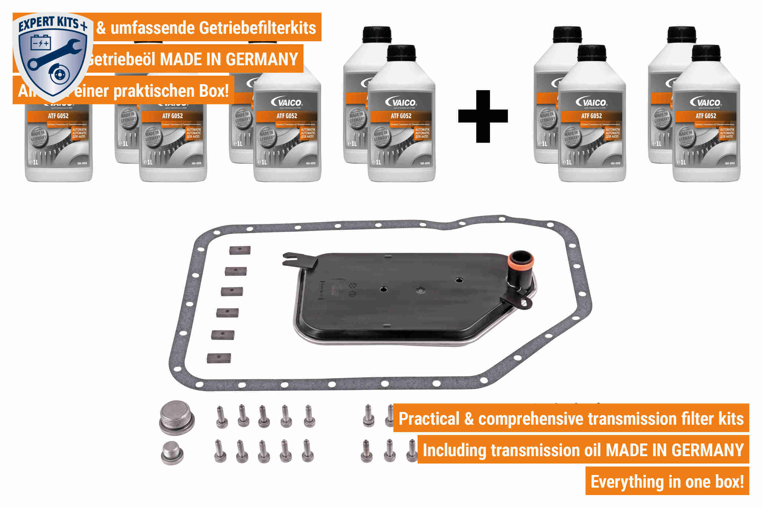 Vaico Onderd.set, olie verversen van automatische versnellingsbak V10-3213-XXL