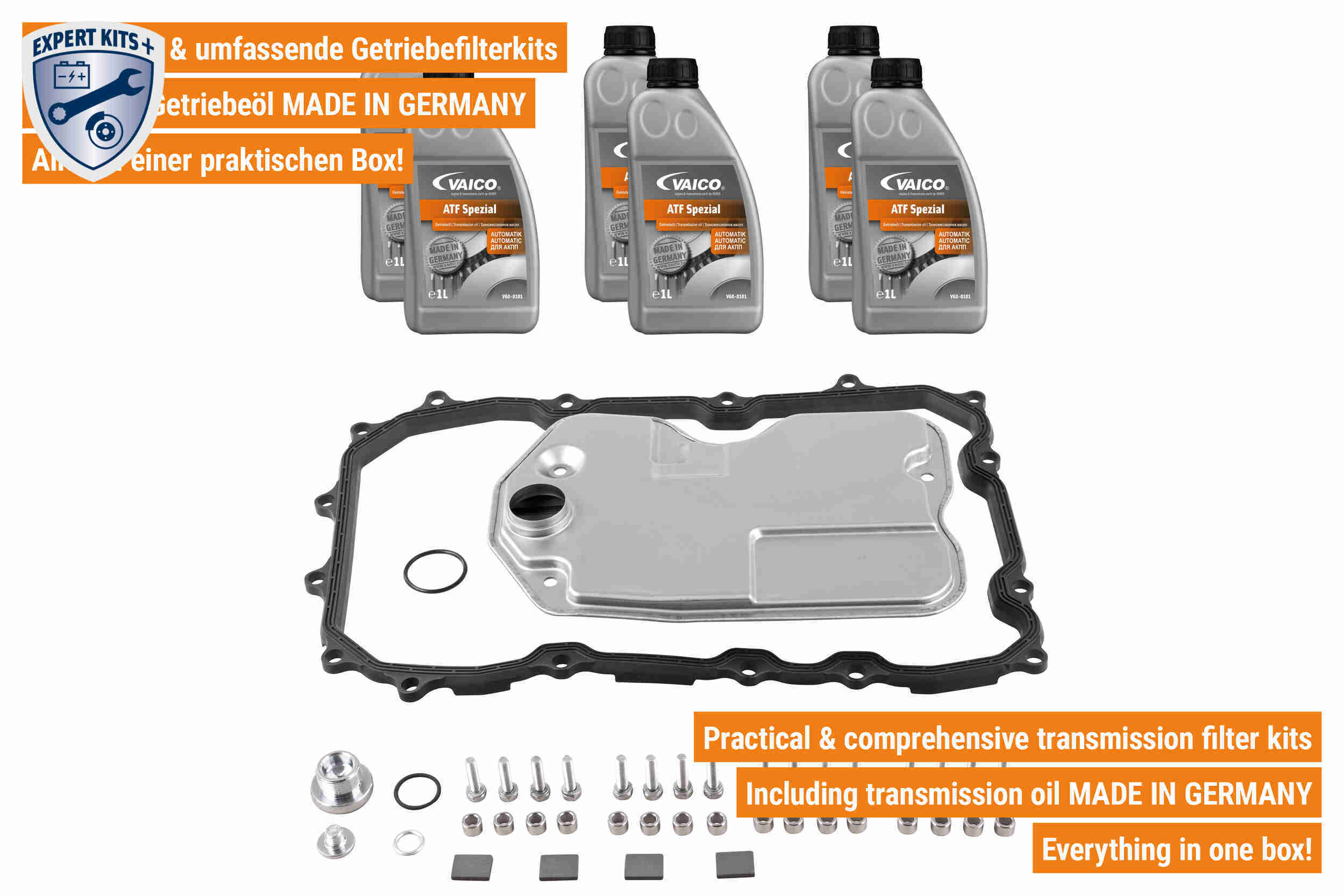 Vaico Onderd.set, olie verversen van automatische versnellingsbak V10-3214