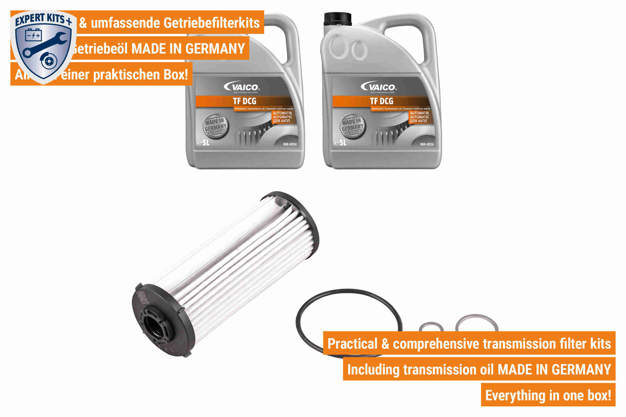 Vaico Onderd.set, olie verversen van automatische versnellingsbak V10-3223-XXL
