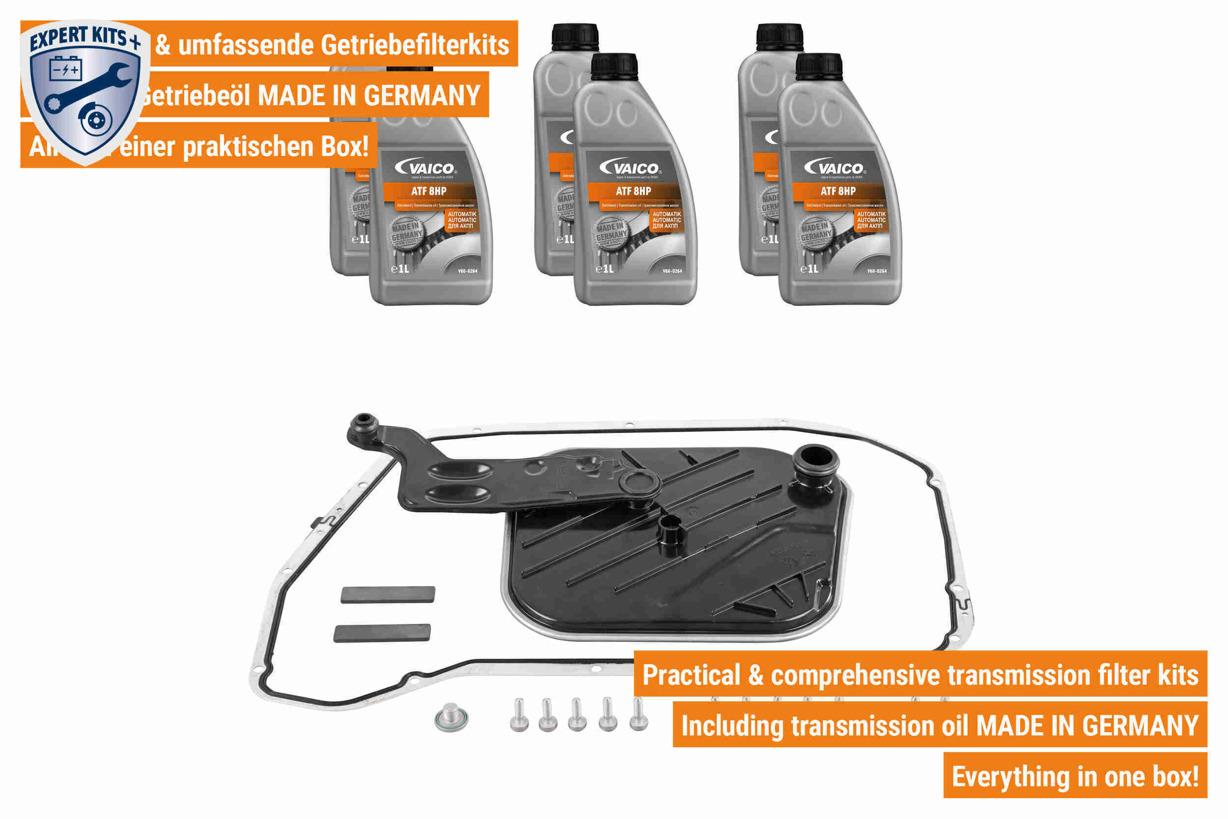 Vaico Onderd.set, olie verversen van automatische versnellingsbak V10-3224