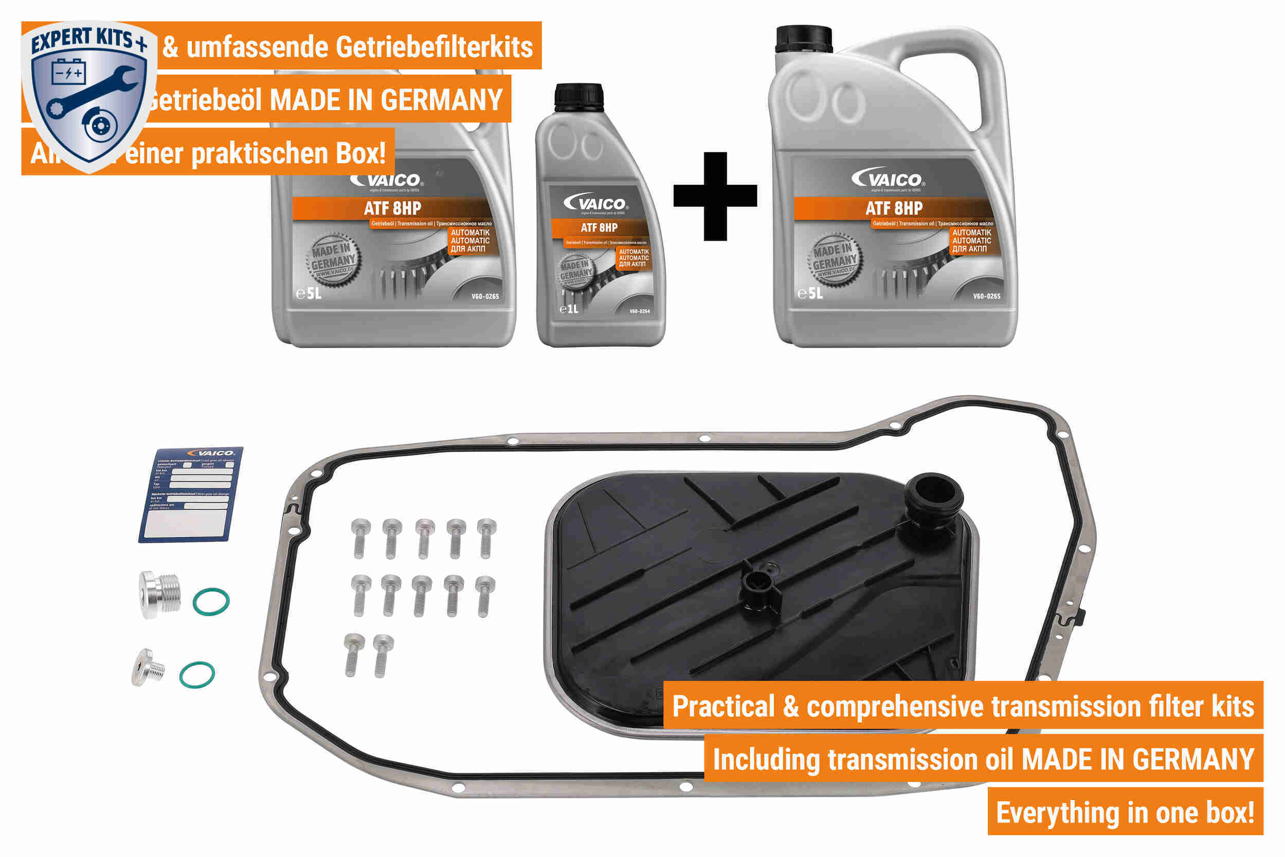 Vaico Onderd.set, olie verversen van automatische versnellingsbak V10-3225